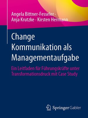 cover image of Change Kommunikation als Managementaufgabe